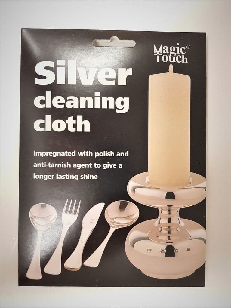 Silver Cleaning Cloth Specialist Impregnated Metal Polish Care Shine